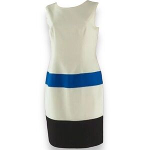 Anne Klein | Women’s Mid-Mod Color Block Shift Dress Size 2